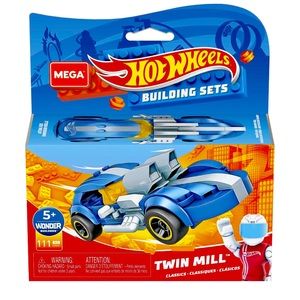 NEW! Mega Construx Hot Wheels Twin Mill Construction Set, Building Toys For Kids